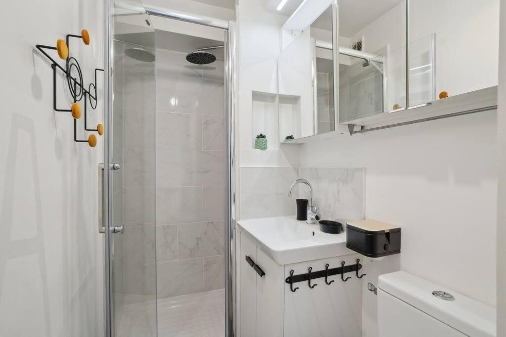 Charmant Appartement Vue Mer 7Eme - Plage 200M Marseille Kültér fotó